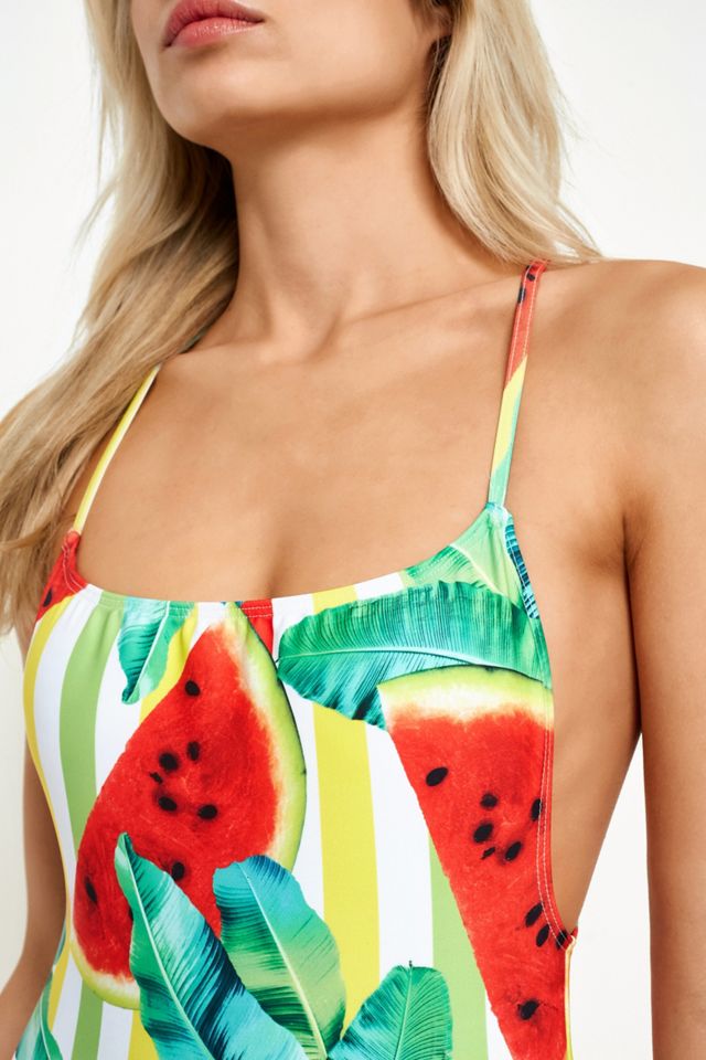 Jaded London Watermelon Square Neck Cami Swimsuit #2