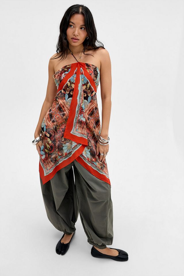 Robe foulard bandana en mousseline Ixia Jaded London #1