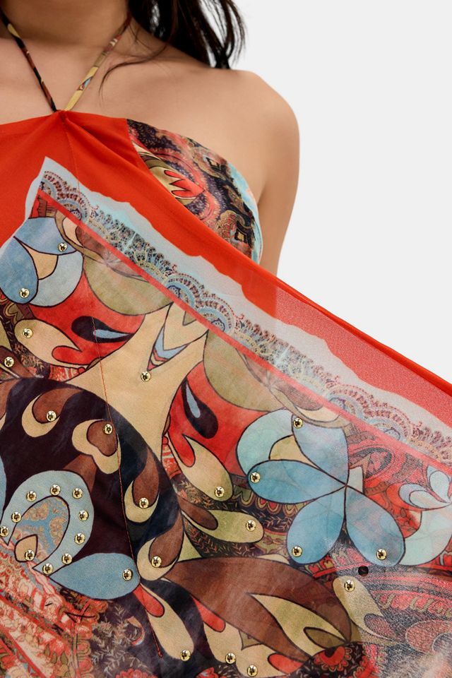 Robe foulard bandana en mousseline Ixia Jaded London #2
