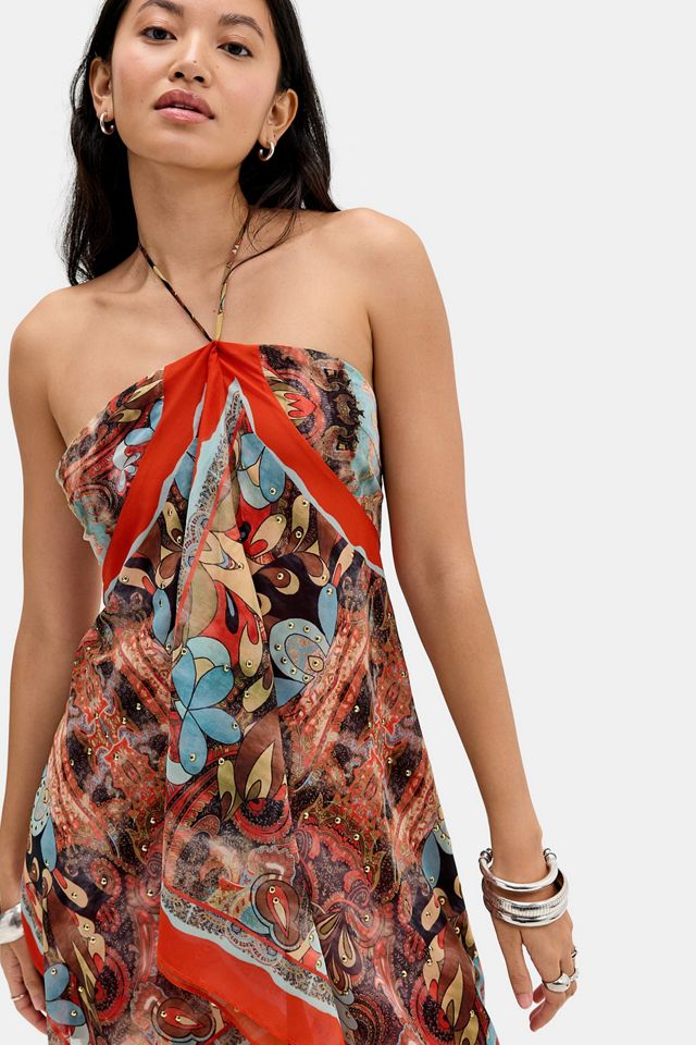 Robe foulard bandana en mousseline Ixia Jaded London #3