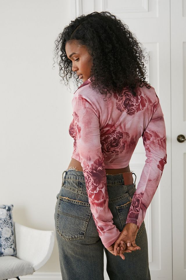 Jaded Londres - Chemise imprimé roses #2