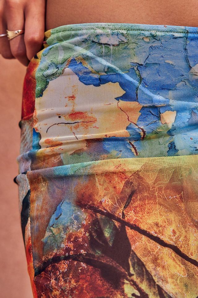 Jaded London Mesh Midi Skirt #3