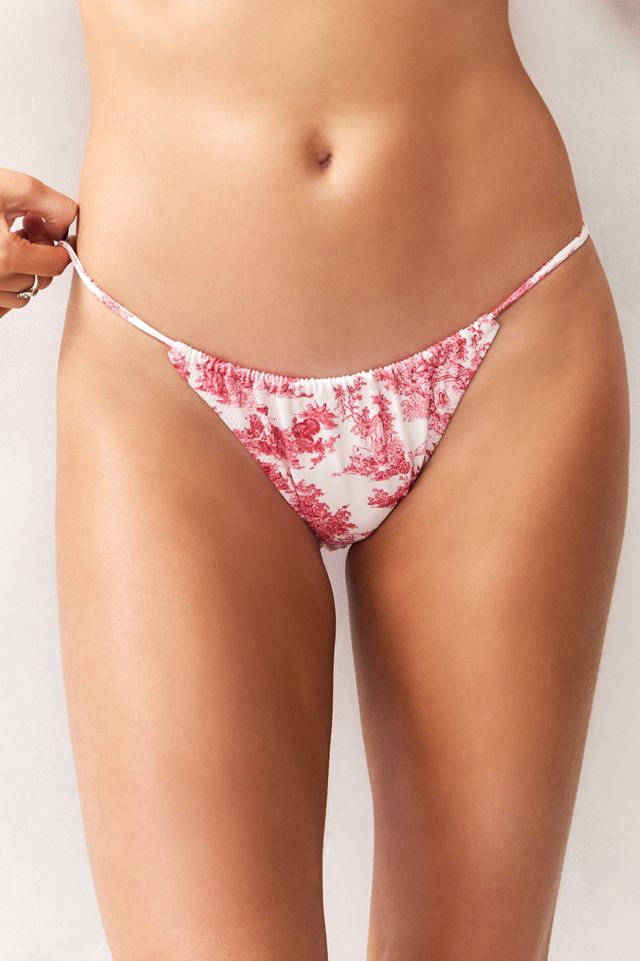 Out From Under Toile Print Bikini Bottoms #1