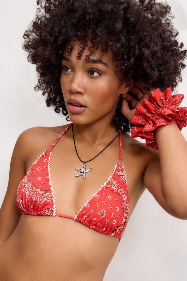 Out From Under Billy Bandana Triangle Bikini Top