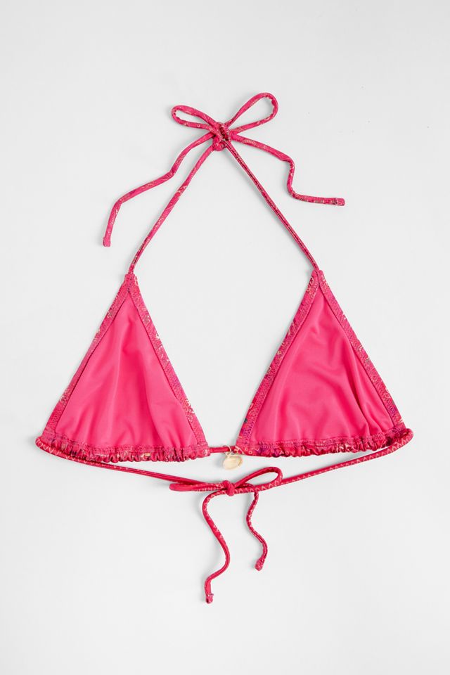 Top Bikini a Conchiglia Azteco Floreale Out From Under #5