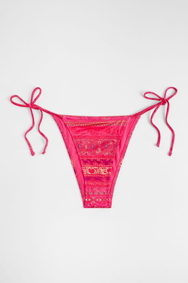 Slip Bikini Out From Under Floreale Azteco #4