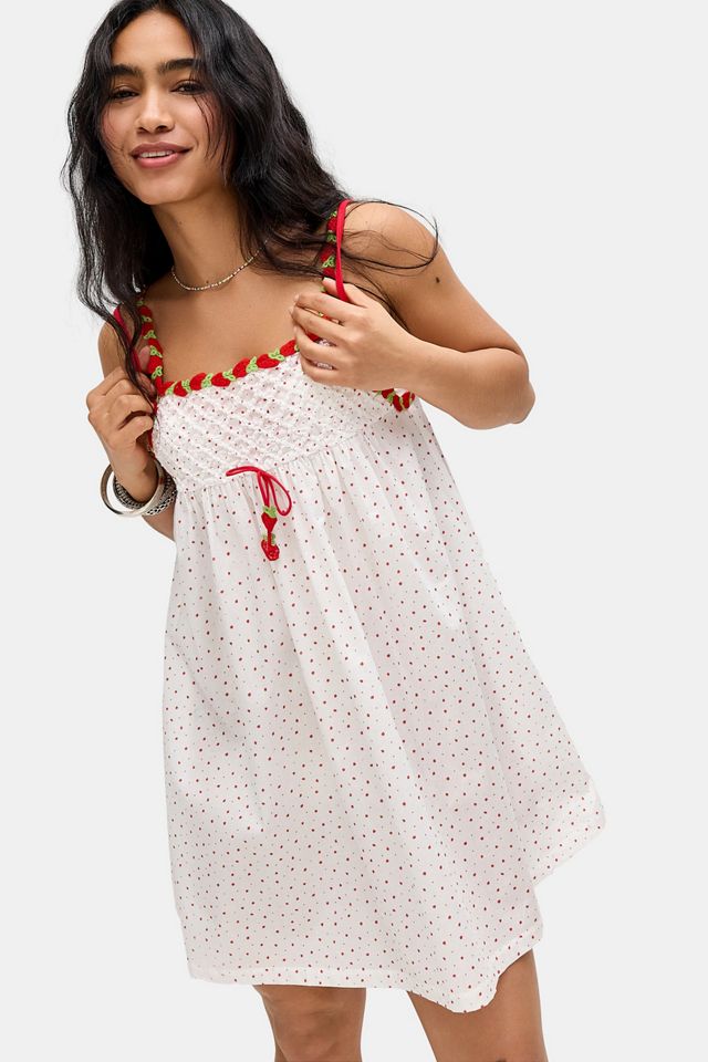 Frankies Bikinis Coppola Babydoll-Kleid aus Baumwolle #2