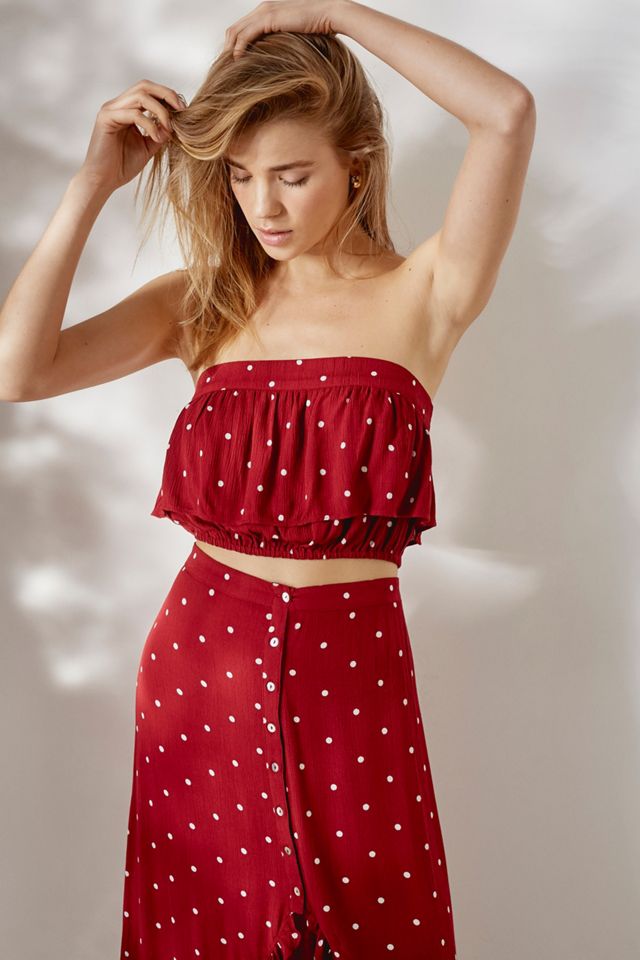 UO Luni Polka Dot Bandeau Top #4
