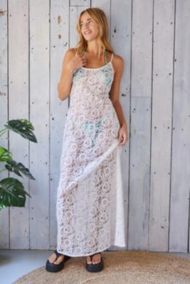 Out From Under Bea Cozy Lace-Trim Maxi Dress