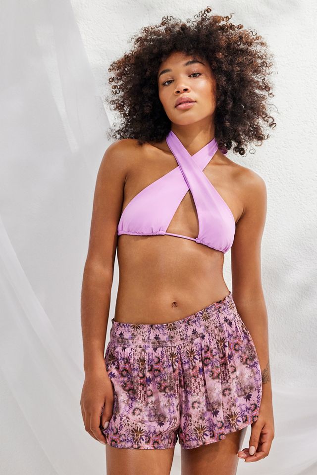 Out From Under Pantaloncini Viola Tie-Dye Increnati 