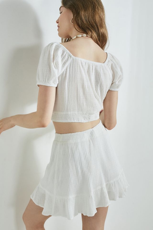 Urban Outfitters – Crop Top „Solace“ mit Schnürung #1