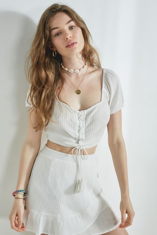 Urban Outfitters – Crop Top „Solace“ mit Schnürung #2