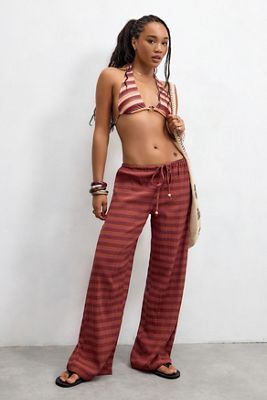 Out From Under Stripe Beach Trousers