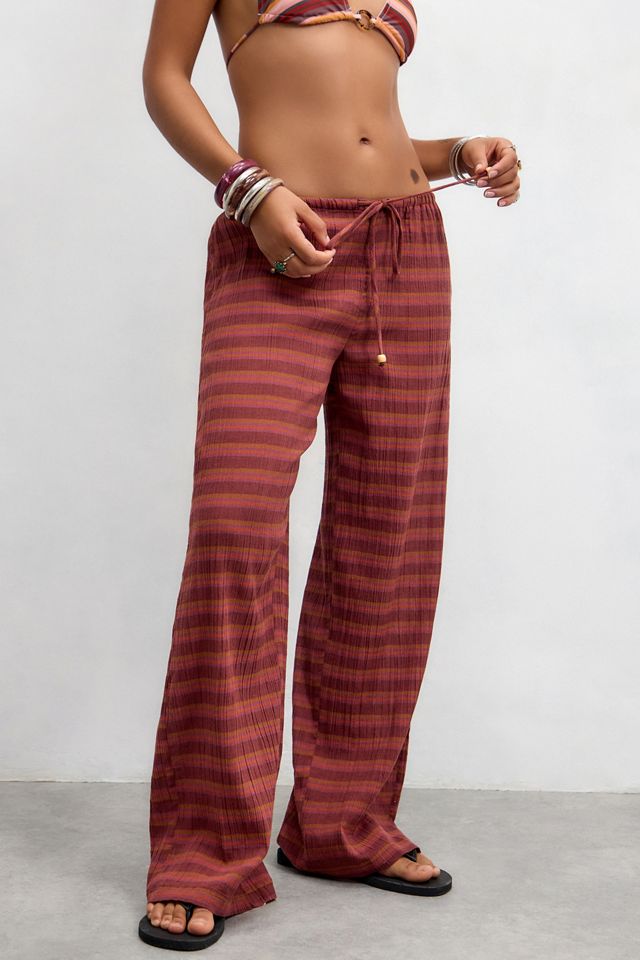 Out From Under Stripe Beach Trousers