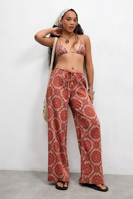 Ellie Bandana Print Beach Trousers en taille: XS - Out From Under - Modalova