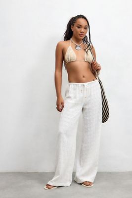 Out From Under Ellie Broderie Beach Trousers