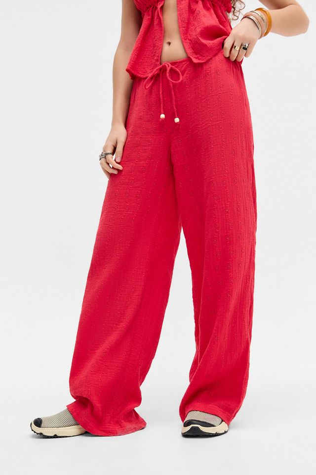 Out From Under Ellie Broderie Beach Trousers #1