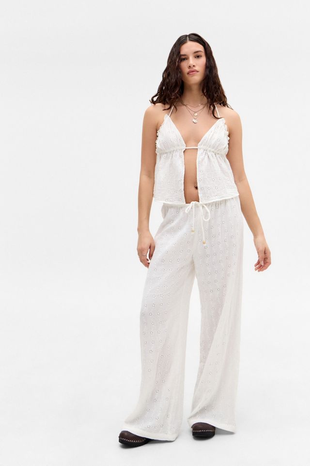 Out From Under Broderie Tie-Back Cami #4