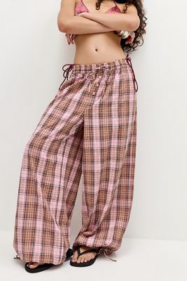 Out From Under Karierte XL Ballonhose