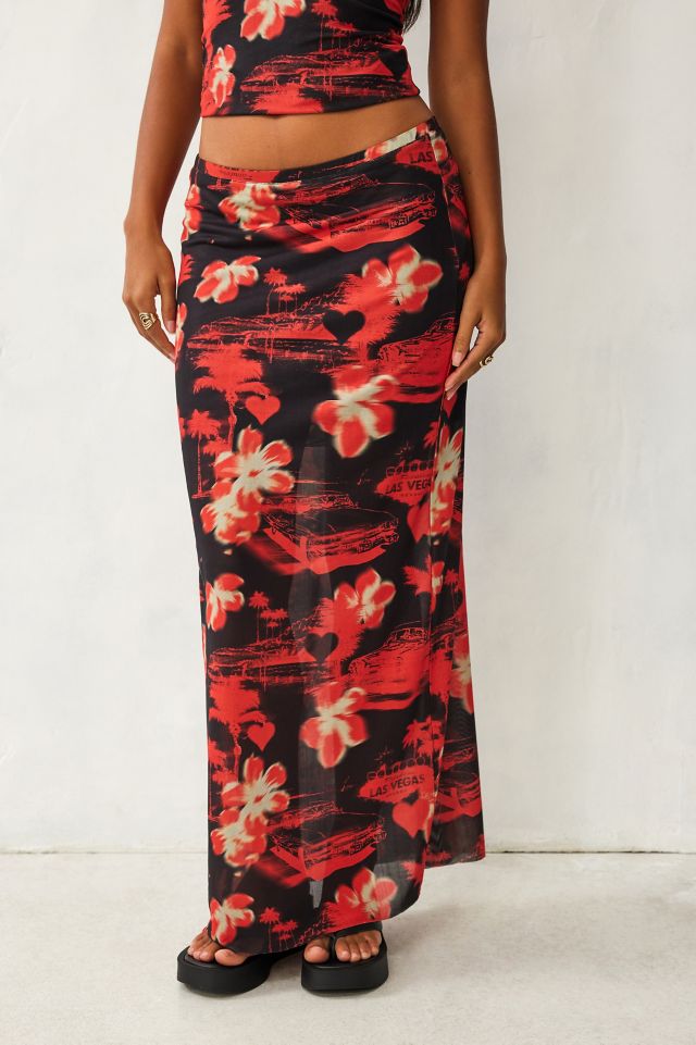 Wild Lovers Aloha Maxi Skirt | Urban Outfitters UK