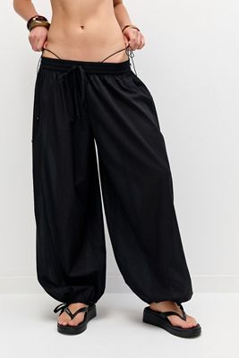 Out From Under Black XL Balloon Trousers