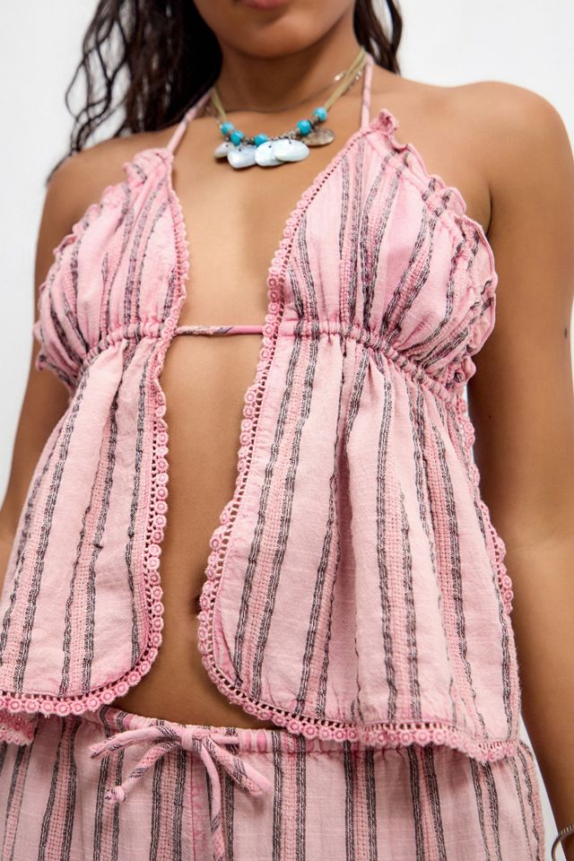 Out From Under Stripe Open-Back Cami #4