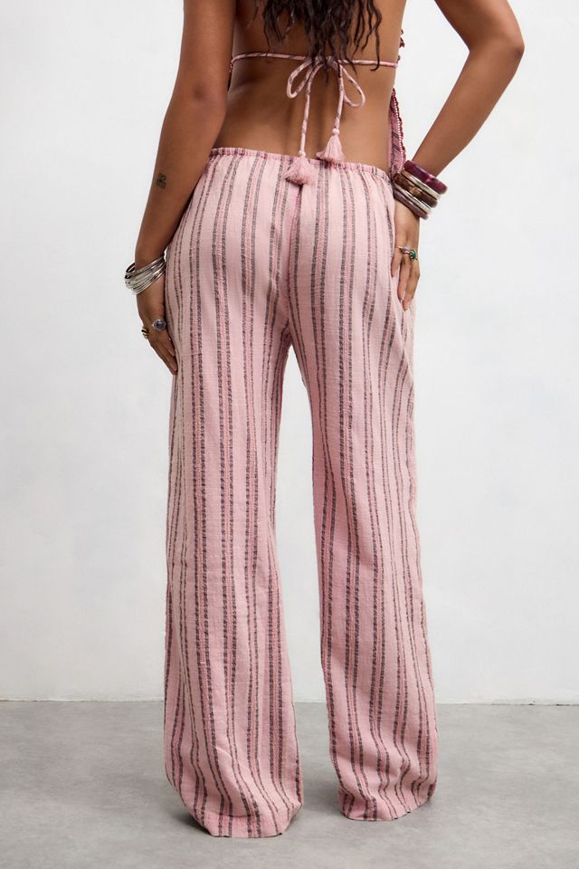 Out From Under Pink Ellie Stripe Trousers #4