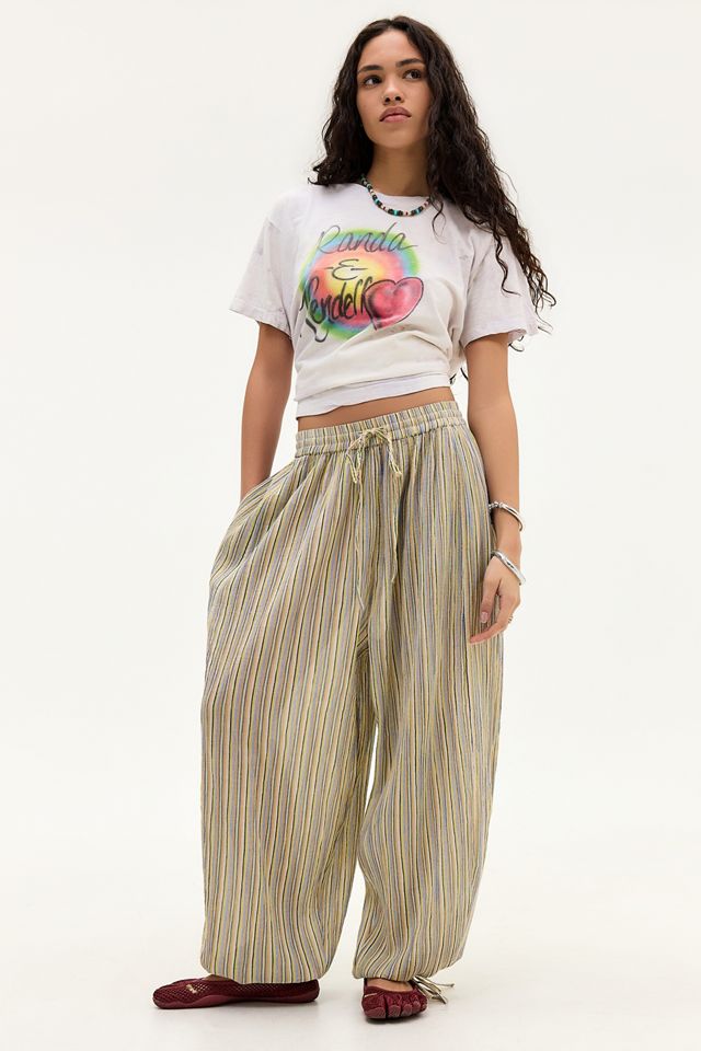 Pantaloni a Palloncino Multi-Righe Out From Under #4