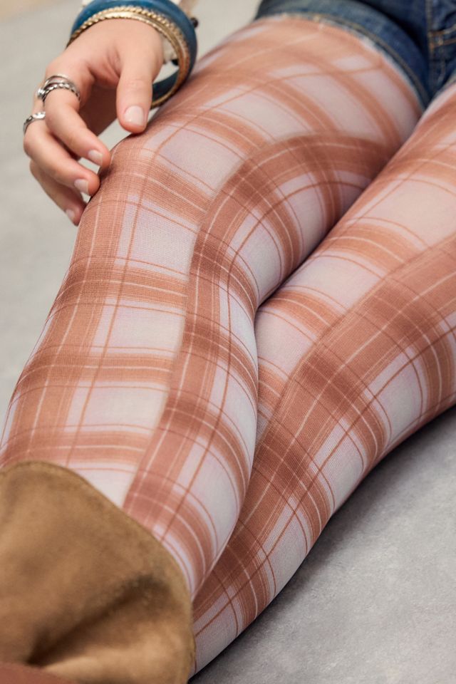 Out From Under Tartan Check Tights #2