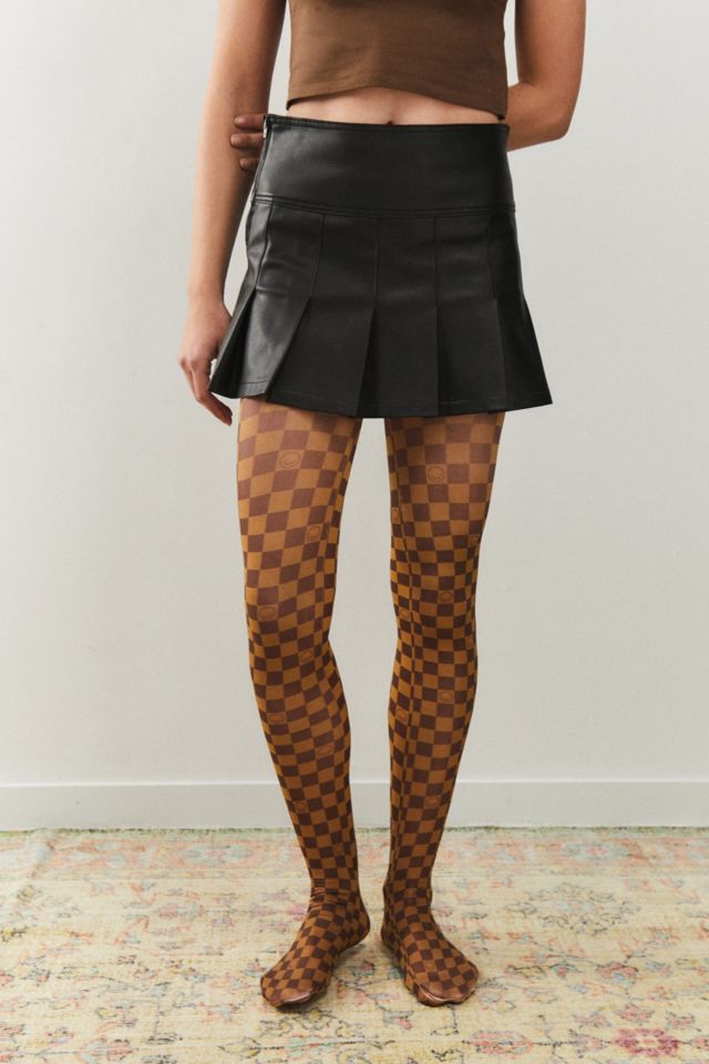 Checkered Tights  Anthropologie UK