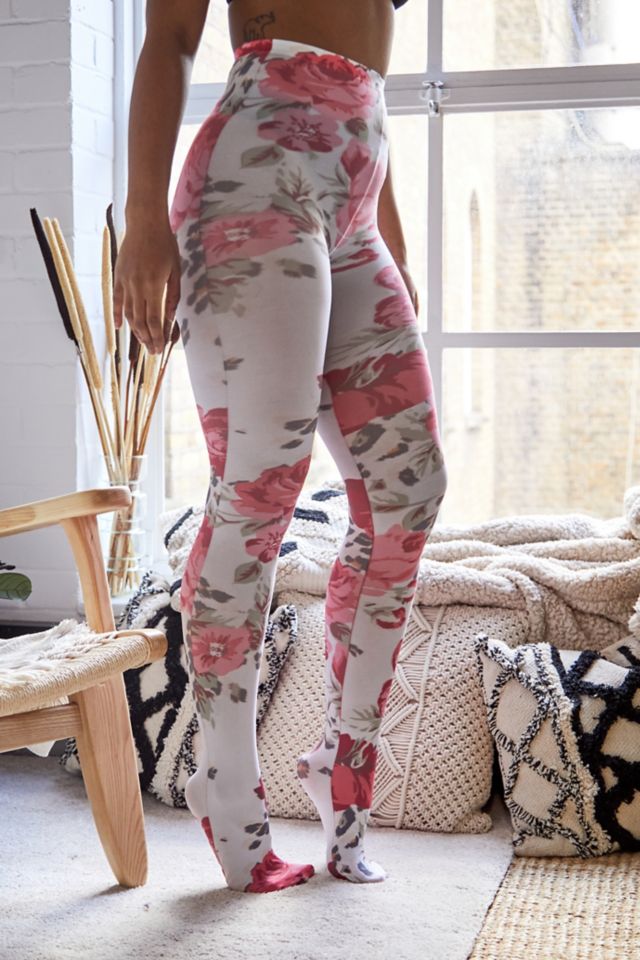 Rose discount pattern tights