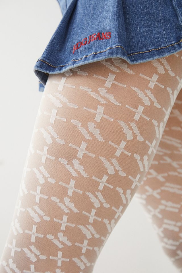 iets frans... Monogram Sheer Tights #1