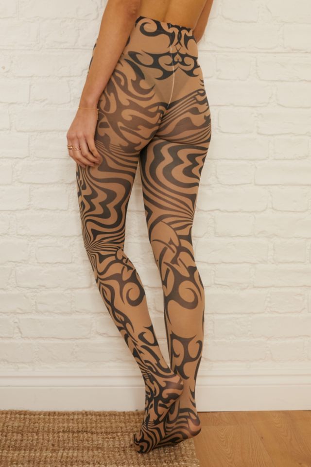 Topshop tattoo printed tights