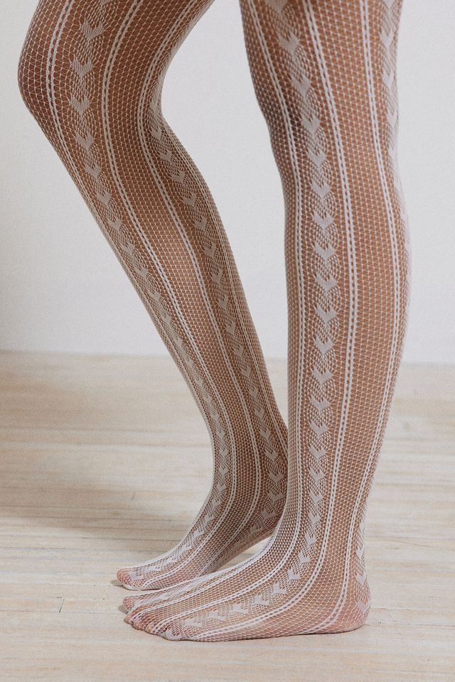 Out From Under Heart Pointelle Tights  #2