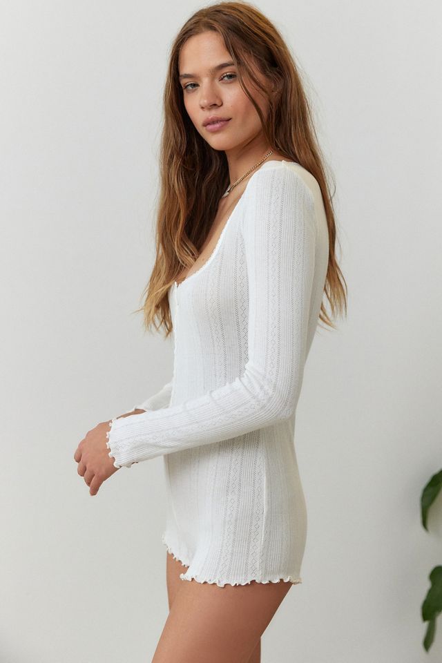 Combinaison de détente en pointelle Sweet Dreams Out From Under #3