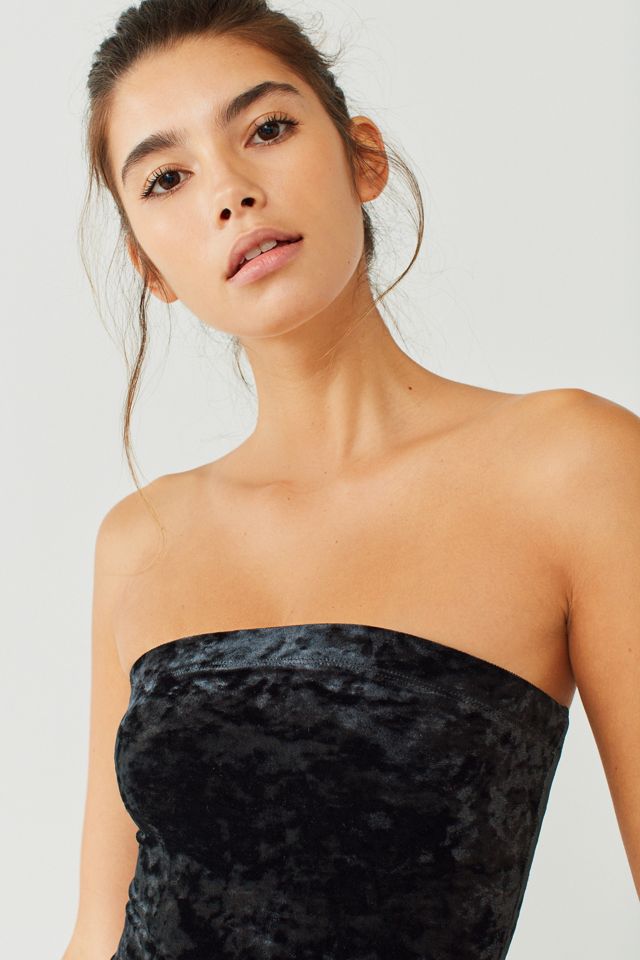 Out From Under Velvet Tube Top Bodysuit #5