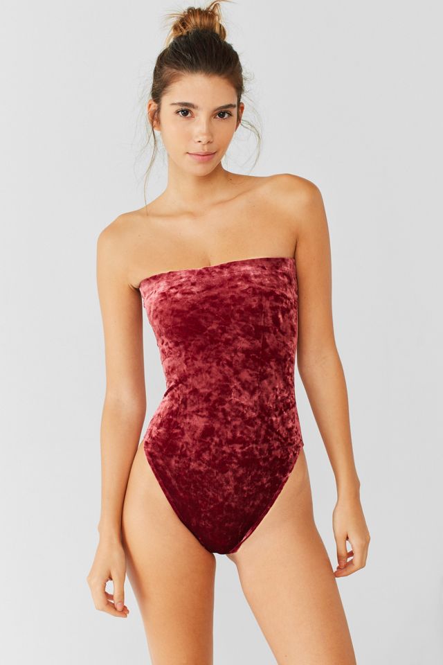 Out From Under MJ Velvet Tube Top Bodysuit #5