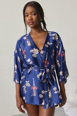 Vestaglia in raso Out From Under