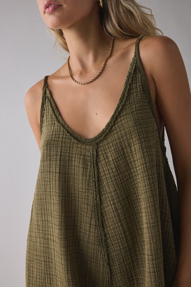 Out From Under Olive Solace Romper #2