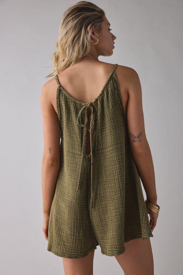Out From Under Olive Solace Romper #3
