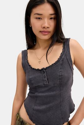 Camiseta sin Mangas con Volantes Jules BDG