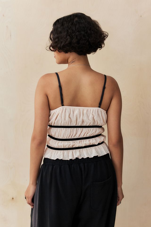 Kimchi Blue Pink Shirred Tia Cami #3