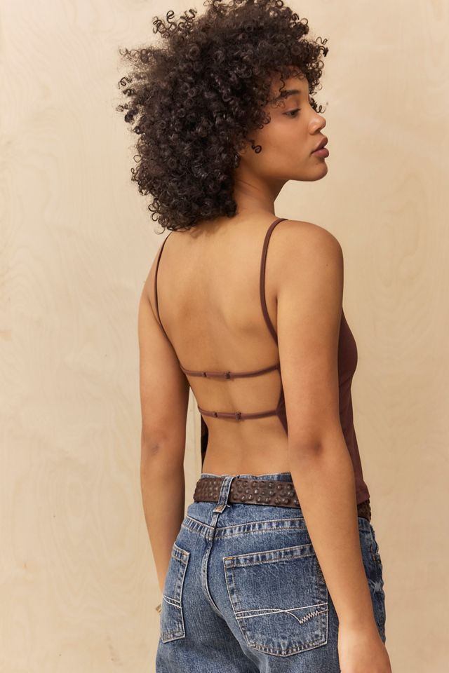 Silence + Noise Carrie Backless Top #1