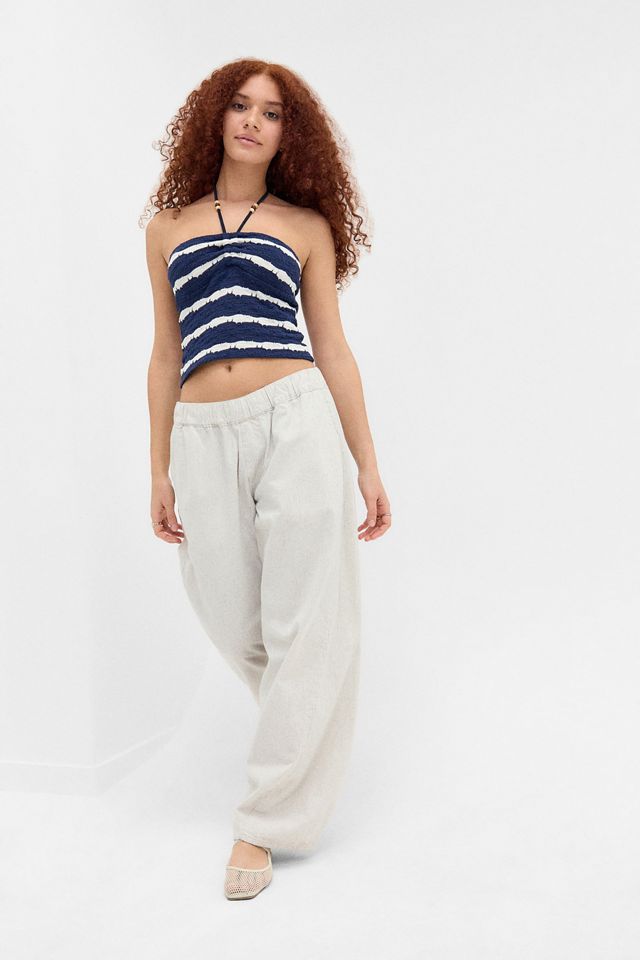 Top Bandeau con Perline Testurizzato UO Ines #2