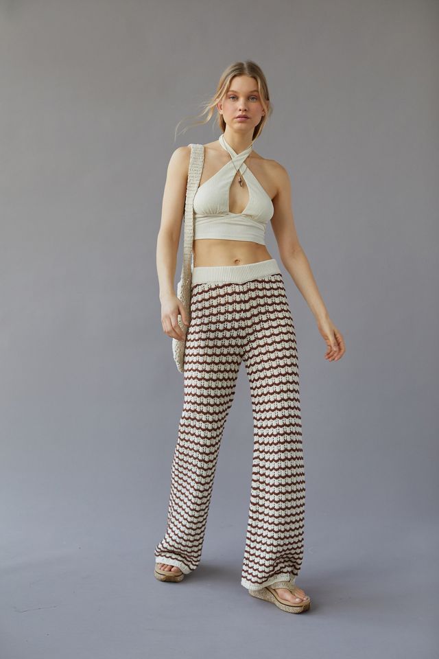 UO Valeria Wrap-Over Halter Top #1