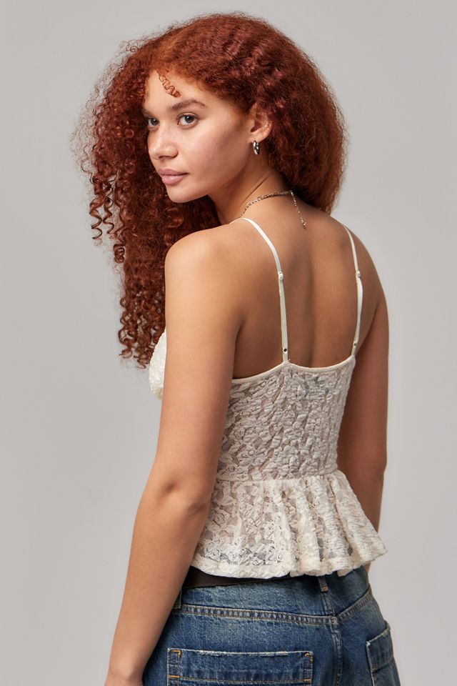 Ecote Elise Jacquard Lace Cami #3