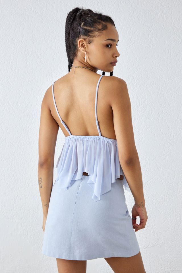UO Lila Hexen-Saum Cami Top #3