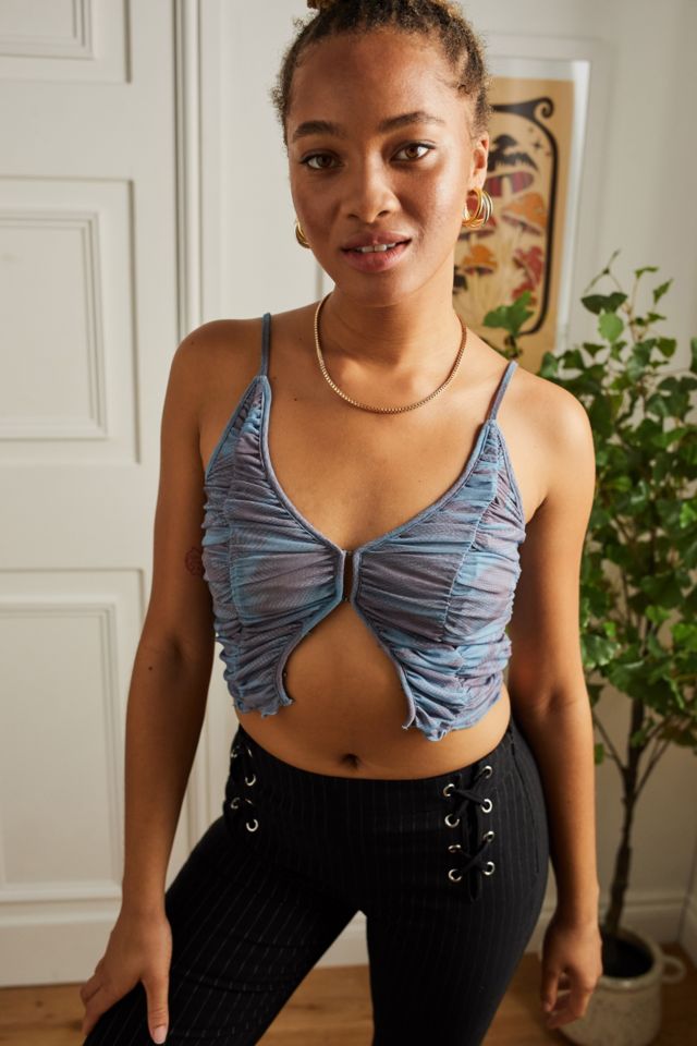 Uo Tamara Mesh Cami Top Urban Outfitters Uk