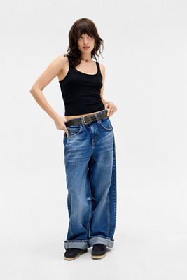 BDG Jessie Ribbed Scoop Neck Vest