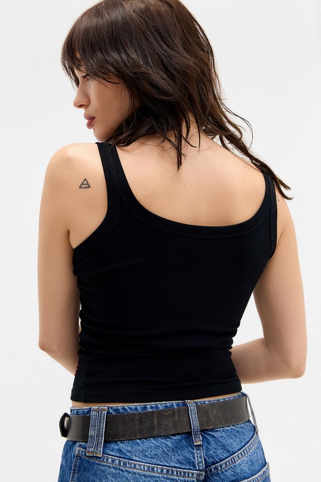 BDG Jessie Ribbed Scoop Neck Vest #3